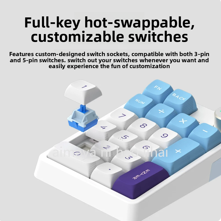 Kzzi K20 Mini Keypad Tiga Mode - Gaming Keyboard Mini ulasan dan harga