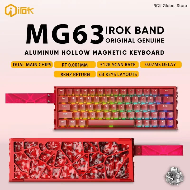 IROK MG63 Keyboard Mekanis Gam - Gaming Keyboard Hot Swappable ulasan dan harga