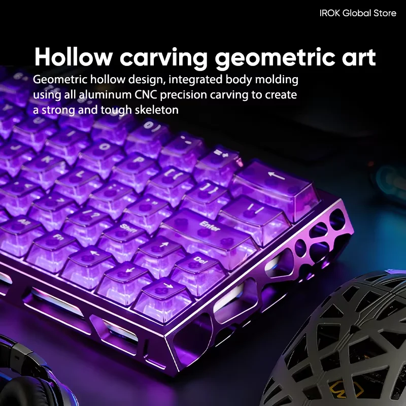 IROK MG63 Keyboard Mekanis Gam - Gaming Keyboard Hot Swappable ulasan dan harga